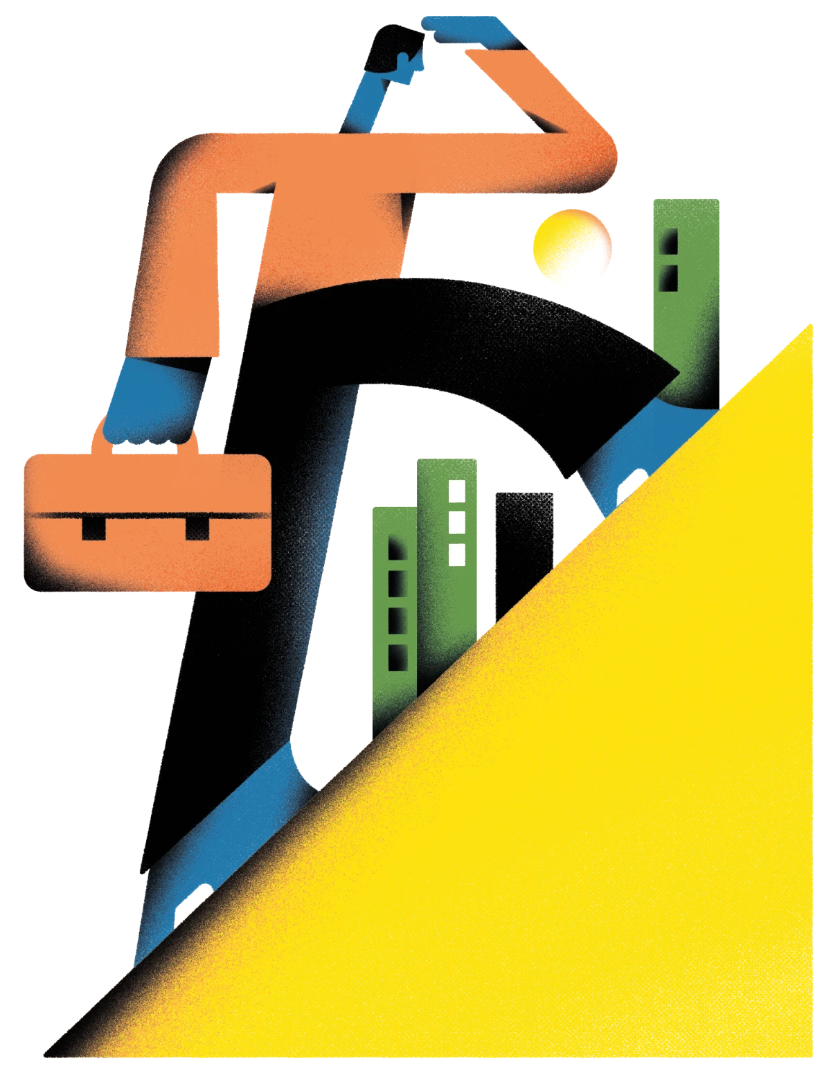 Yvonne Alon &ndash; Editorial Illustration zum Thema Altlasten