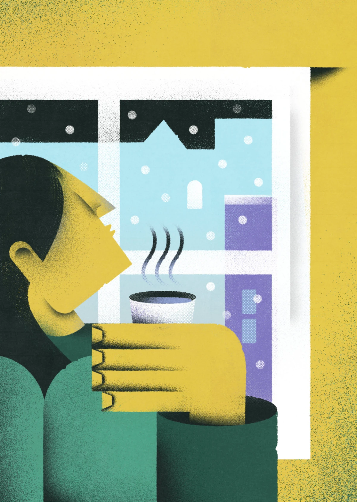 Yvonne Alon &ndash; Illustration zur Obdachlosigkeit