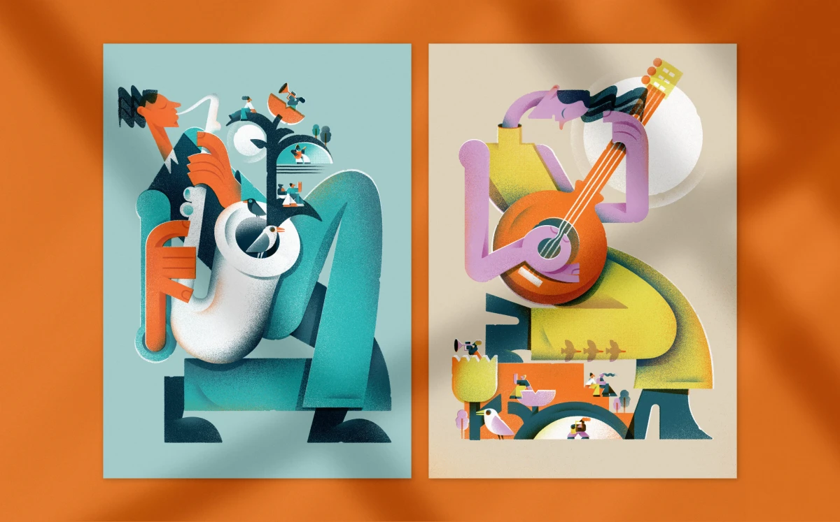 Yvonne Alon &ndash; JazzHall Summerfestival Illustration