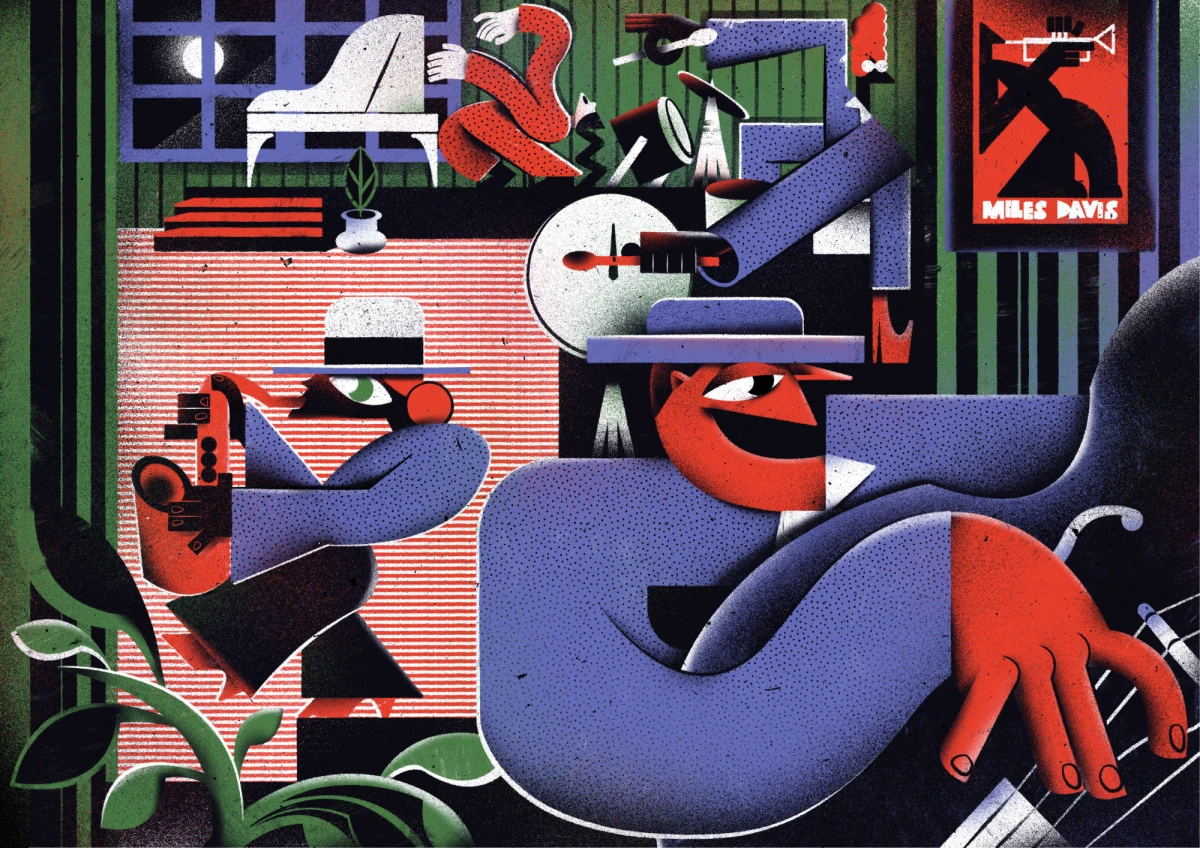 Yvonne Alon &ndash; Jazzillustration