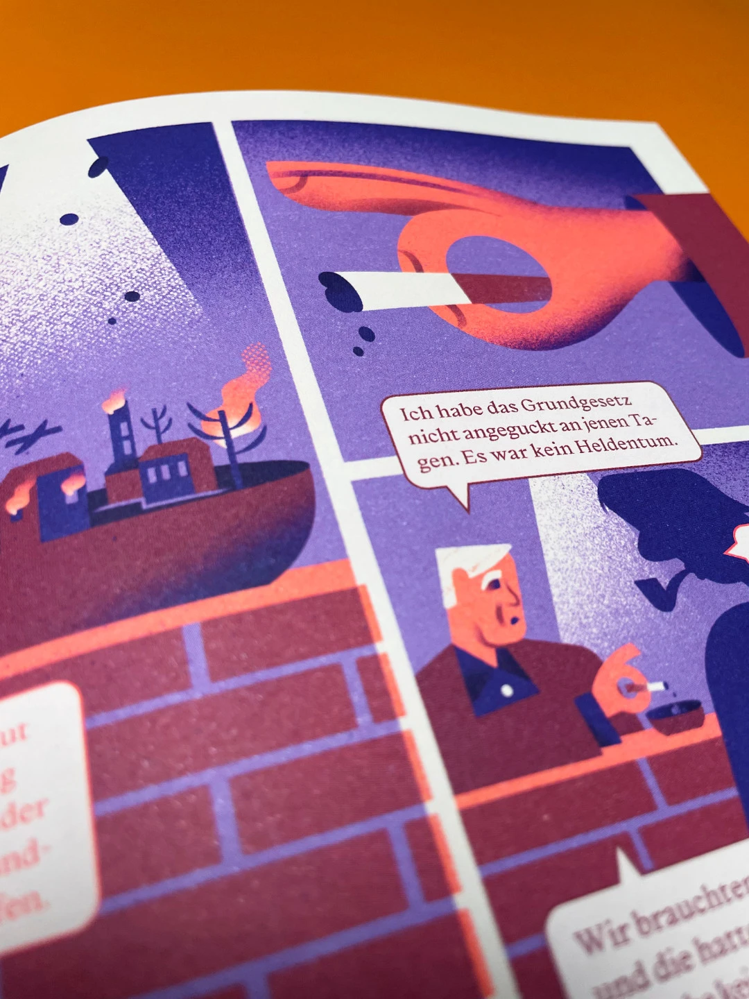 Yvonne Alon &ndash; Carlsen Comicillustration zu Siegfried Lenz