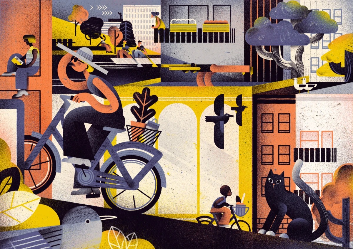 Yvonne Alon &ndash; StadtiIllustration